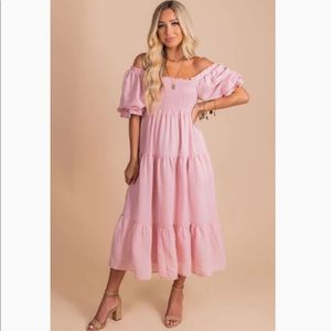 Bella Ella Boutique tiered maxi dress